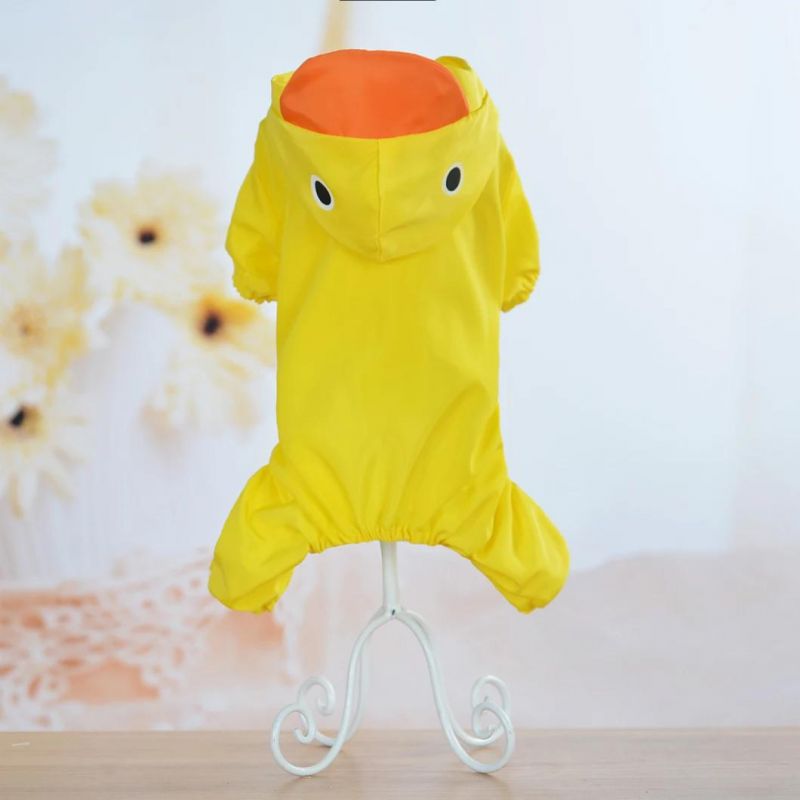 Wholesale Custom Comfortable Large Pet Clothes Hoodie Safe Waterproof Pet Dog Raincoat