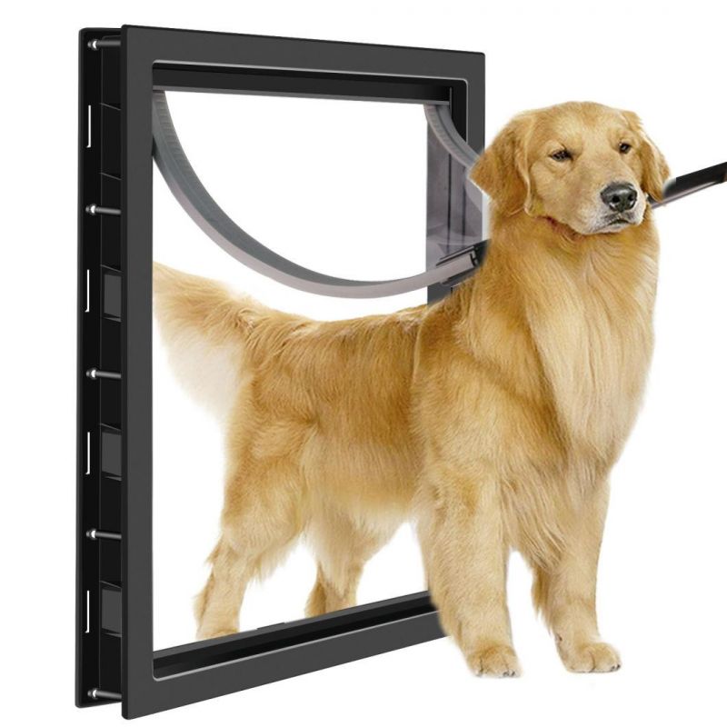 in Stock High Quality OEM ODM Pet Accessories One Way Dog Door Pet Door Dog Large Dog Door