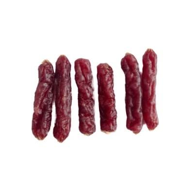 China Pet Treats Manufacture Pet Food Chicken/Duck/Beef Sausages Dog Treats