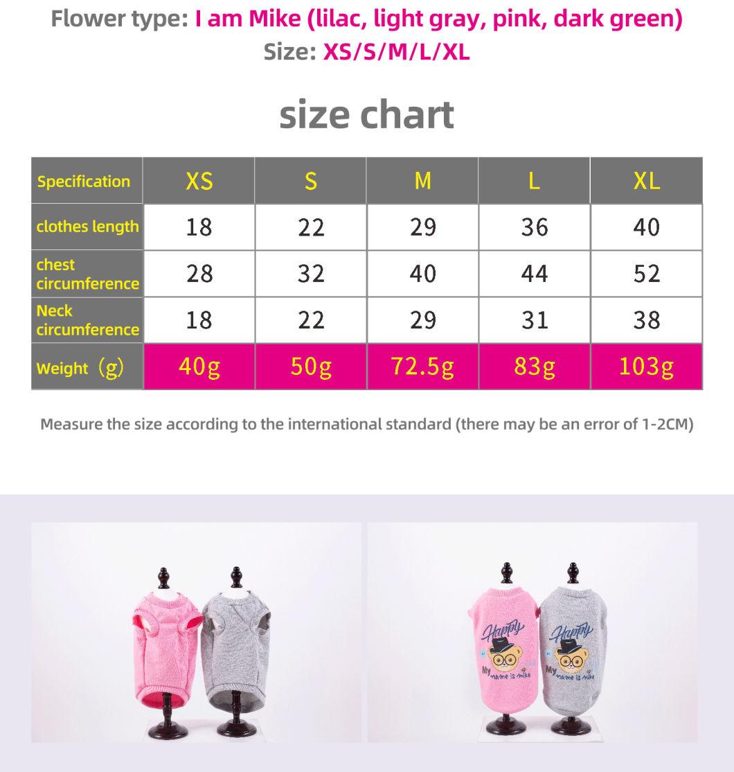 Luxury Cheap Cartoon Funny Dog Shirts Cat Vest Summer Puppy Clothing Pet Dog Clothes