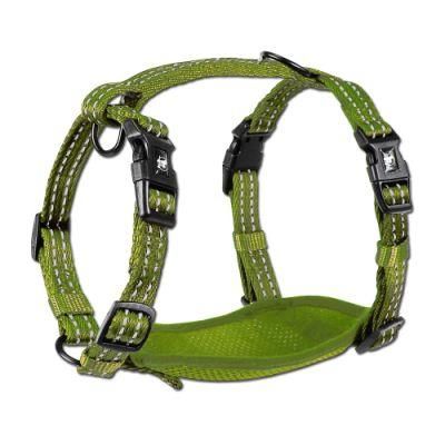 Easily Adjustable 3 Leash Connections Dog Harness