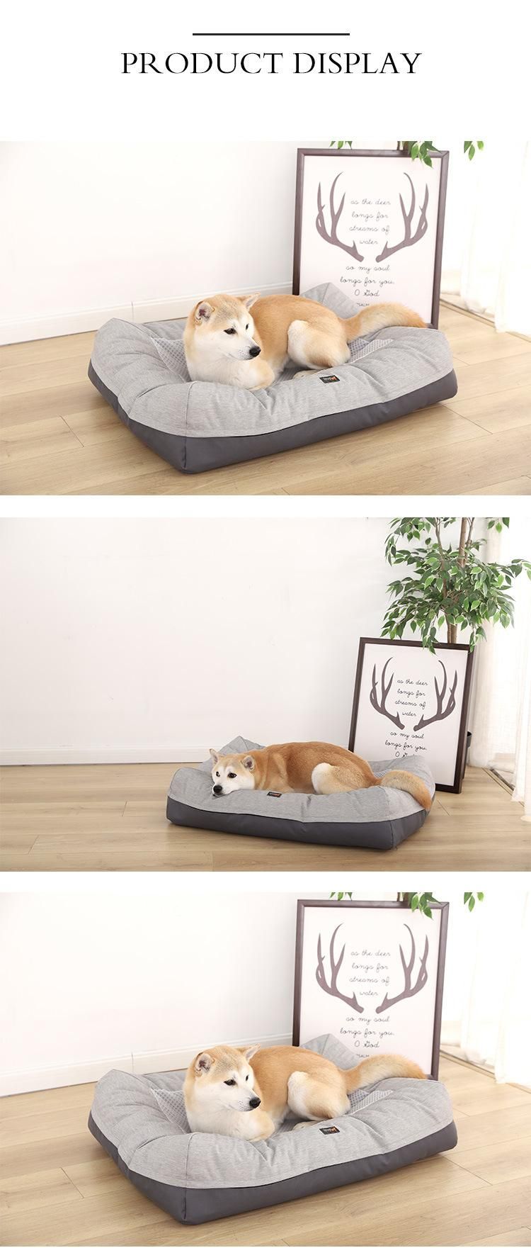 Oxford Fabric Air Flow Breathable Mesh Cooling Cushion Dog Bed