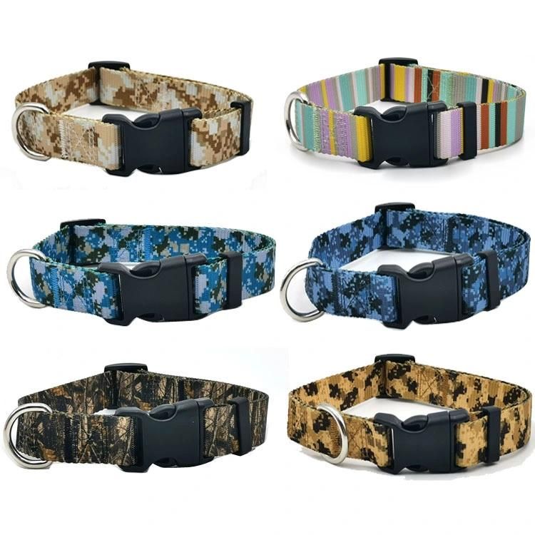 Free Design DIY Printed, Variety Materials Optional Luxury Style Light Weight Pet Collar