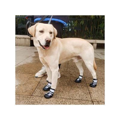 Manufacturer Wholesale Multi-Design Reflective Anti-Slip Waterproof Winter Outdoor Travel Dog Shoes