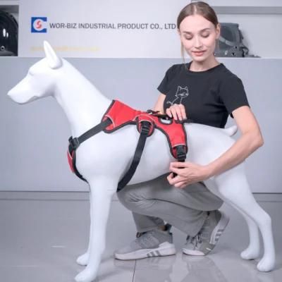 Reflective Adjustable Dog Harness Multi-Use Hiking Service Driving Pet Dog Product Dog Harness