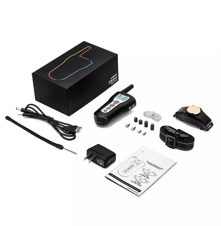 Electric Operated Dog Shock Collar Dog Shock Rechargeable Remote Dog Training Collar