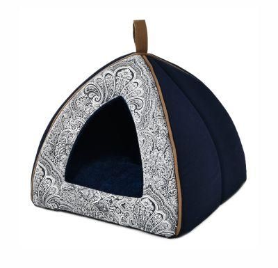 Pet Tent Soft Bed for Dog and Cat Cave Bed Cat House Removable Washable Cushioned Pillow