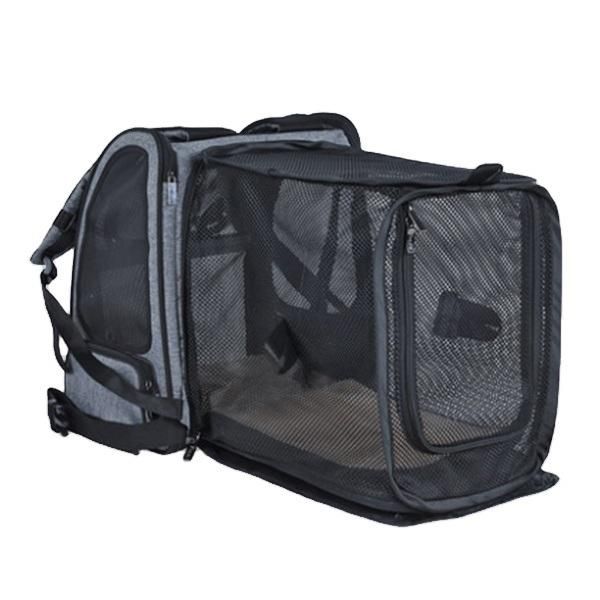 Portable Pet Backpack Airline Approved Expandable Travel Pet Carrier Bag Backpack