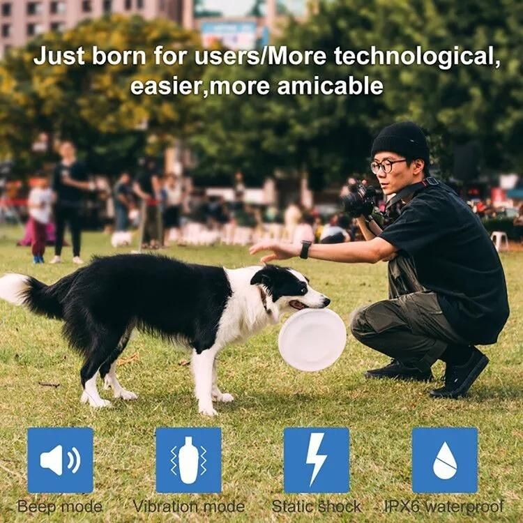 Dog Training Collar GPS Remote Rechargeable Waterproof Electric Shock Collar