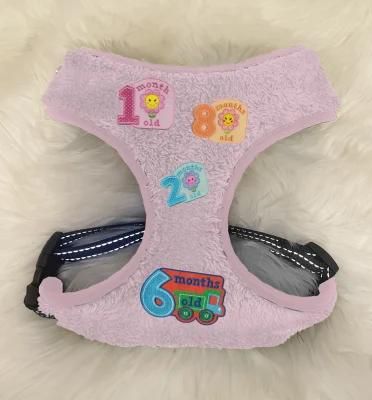 Customized Puppy Harness, Embroidered Dog Harness, Customizable Material Puppy Supplies, Dog Harness Set with Custom Logo and Pattern