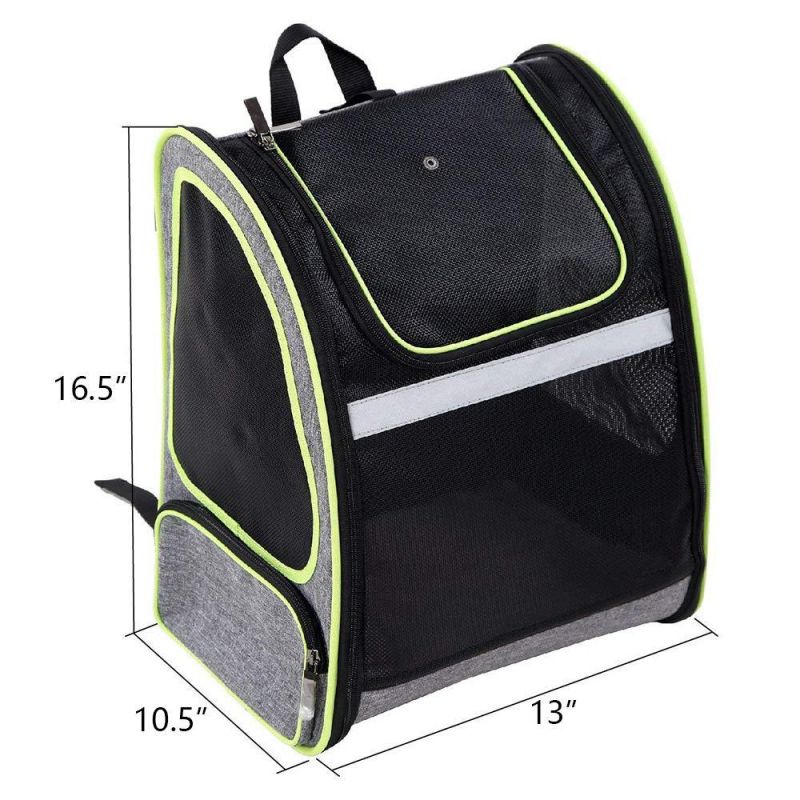 Comfort Mesh Dog Carrier Backpack with Tether for Hiking and Travel