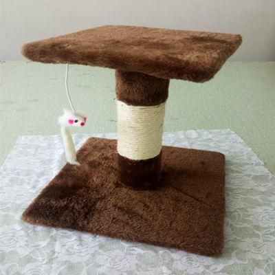 Cat Tree Eco-Friendly Customized Sisal Pet Toy Cat Climbing Tree with Plush Ball