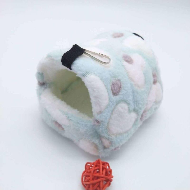 Pet Products Hamster Bed Hamster Beddings Winter Tent Type Plush Hanging Bed Hamster Beddings