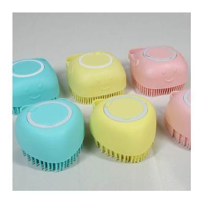 Fast Easy Shower Massage Silicone Rubber Pet Grooming Kit Comb for Pet