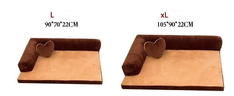 2022 Newest Cozy Removable Washable Pet Product Sofa Dog Bed