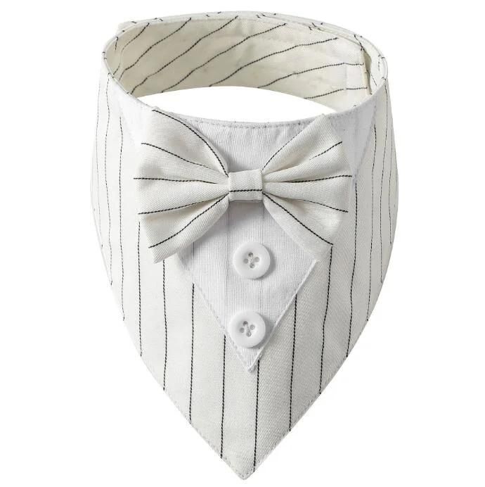 British Wedding Pet Accessories Suit Pet Saliva Towel Pet Bow Tie Neck Scarf