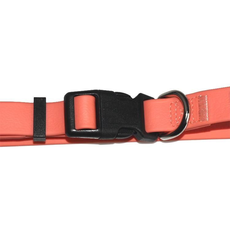 High Quality Customize Logo Custom Color Rubber Silicone PVC Waterproof Dog Collar Adjustable Soft PVC Dog Collars