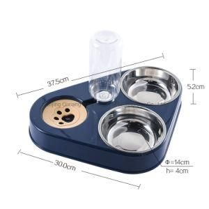Triple Luxury Pet Bowls for Cats and Dogs