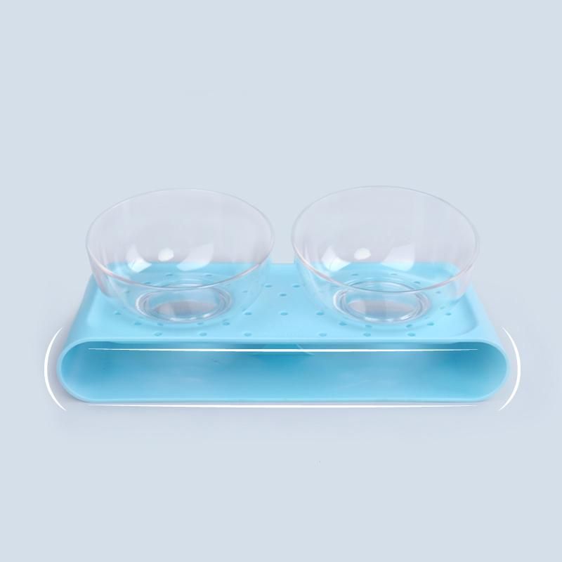 The Dog Feeder and Cat Raised Pet Bowls for Small to Medium Dogs and Cats