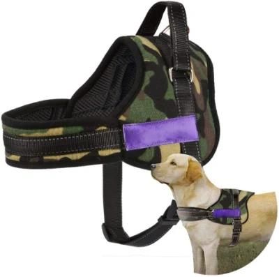 Tactical Pull-Free Fully Adjustable Outdoor Training Service Dog Harness