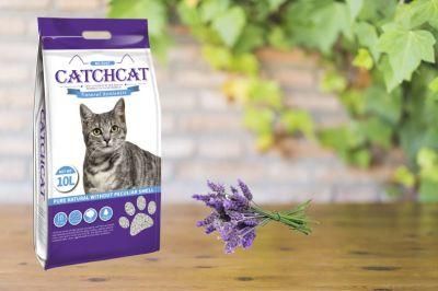 High Calss 1-3.5mm Ball Shape White Bentonite Cat Litter with Scents and Hard Clumping and Odor Control