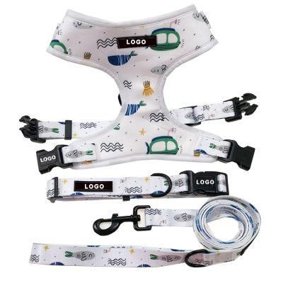 Wholesale Durable Personalized Custom Heavy Duty Training Luxury Adjustable Neoprene Dog Harness