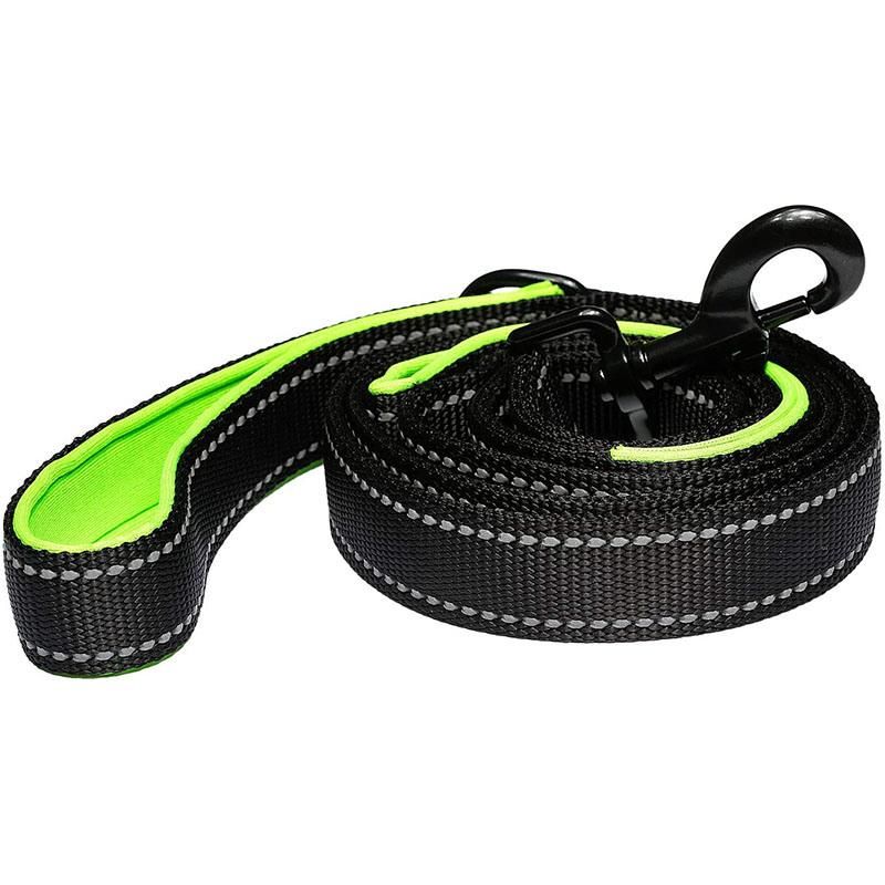 Reflective Dog Leash Two-Handle Pet Leash