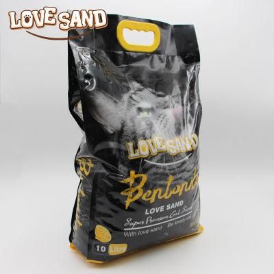China Love Sand Supply Bentonite Cat Litter Arena PARA Gatos