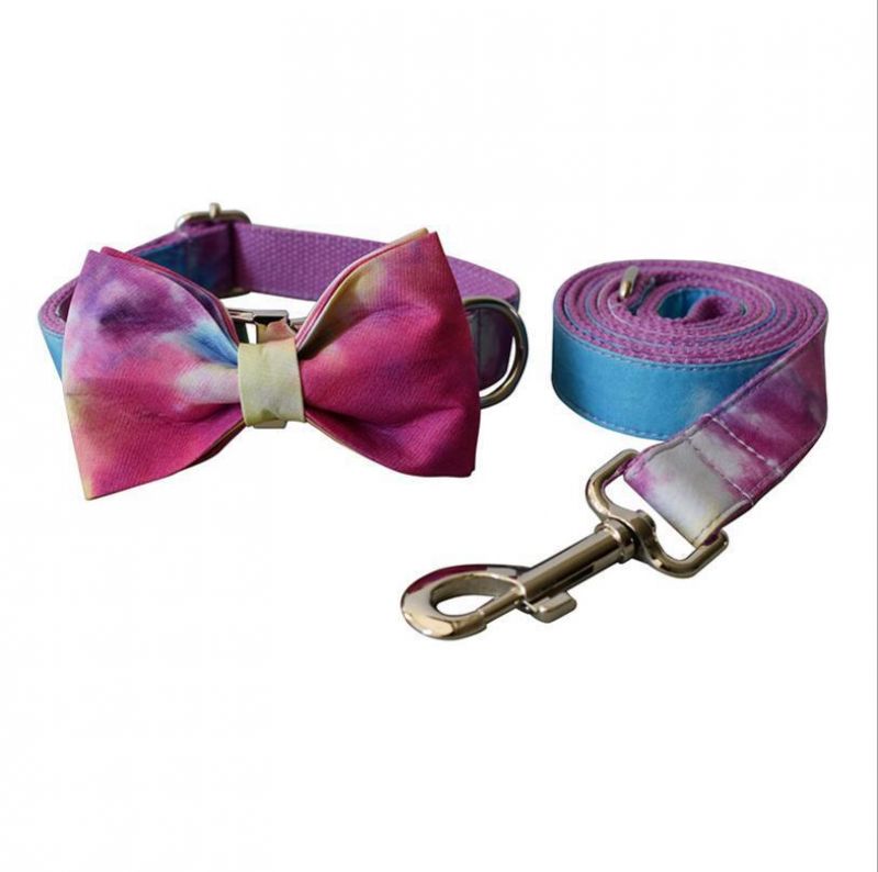 Tie Dye Fast Delivery of Dog Collar Leash with Customized Logo