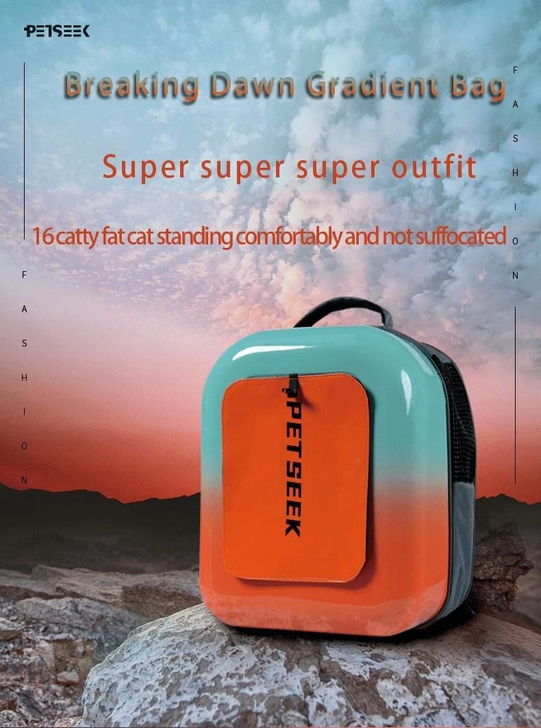 Premium Exquisite Fashion Luxury Breathable Backpack Bag Cat Pet Carrier