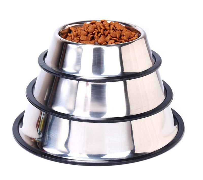 Pet Dry Food Bowls Drinking Water Dog Dish Feeder Food Bowl