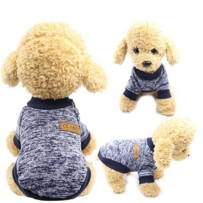 Pet Dog Clothes Soft Warm Clothes Pet Sweater Dogs Clothing Classic Pets Outfit