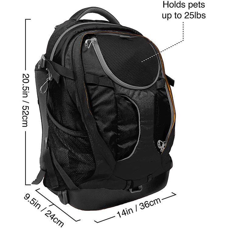 Airline Approved Cat Hiking Travel Waterproof Pet Backpack Portable Dog Carrier Backpack