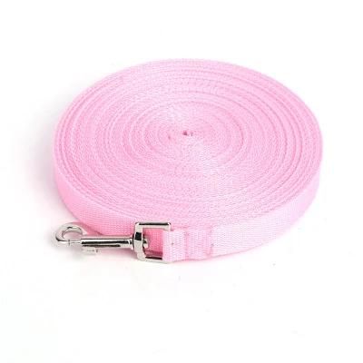 Colorful Pet Reflective Multicolor Polyester-Nylon Round Cord Rope Dog Leash for Dog Harness