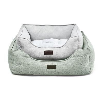 Soft Dog Bed Ultrasonic Embossing Pet Bed