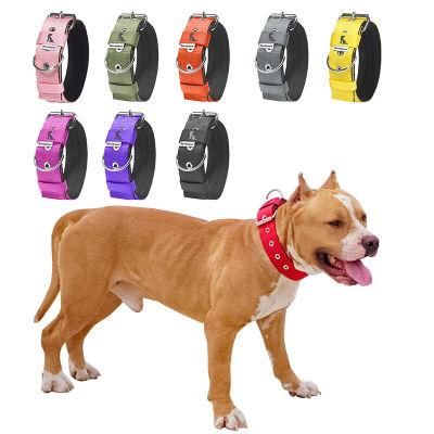 2022 Hot Sale Personalized Other Pet Products Medium Large Dog Products Braided Nylon Dog Leash and Dog Collar with Metal Chain