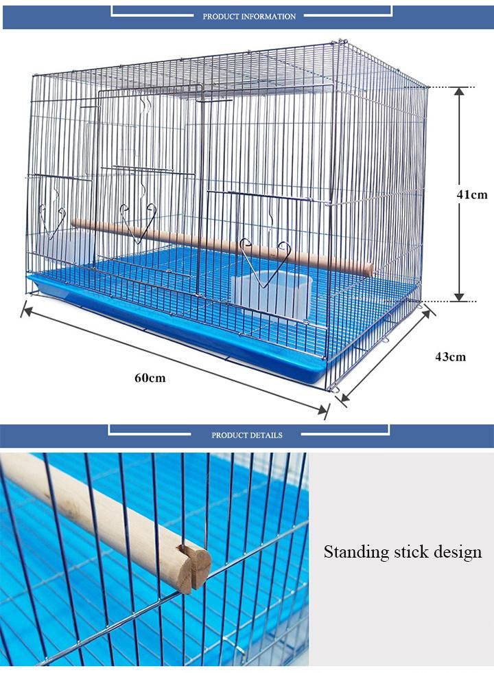 Factory Supply Large Metal Bird Breeding Cage with Breeding Door