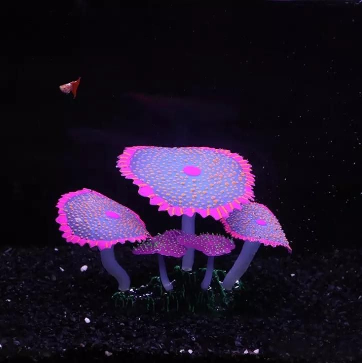 Pretty Artificial Coral Soft Silicone Coral Aquarium Fish Tank Decoration
