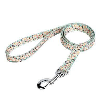 Pet Dog Leash with Neck Ring Carabiner Hook Sublimation Logo