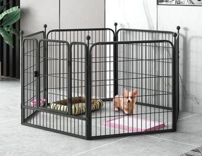 Foldable Metal Dog Indoor and Outdoor Exercise Playpen Pet Dog Fence