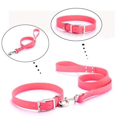 Hunting Dog Accessories Factory Manufacturer Top Grade Custom Waterproof Pet Collar Leash PVC Dog Leash