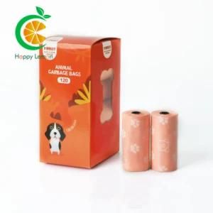 Flushable Biodegradable Compostable PVA Water-Soluble Dog Poop Bags with Holder Dispenser