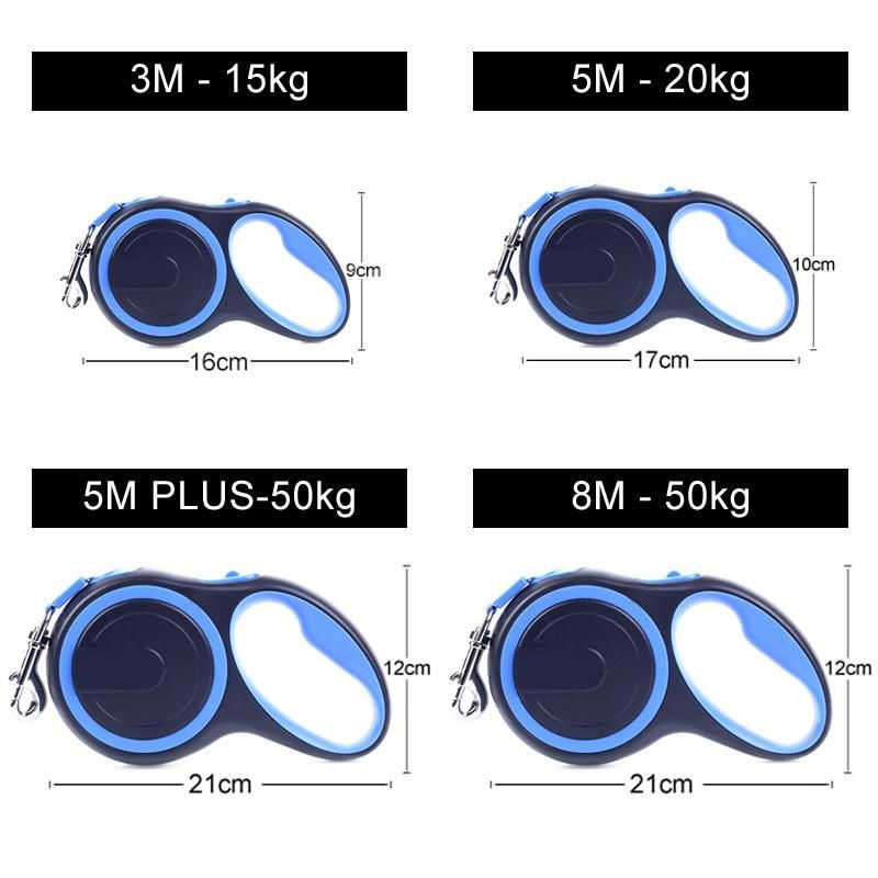 Slip Lead Retractable Roulette Nylon Material Pet Rope Dog Leash