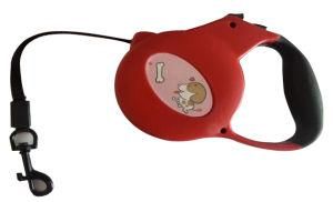 ABS Red Retractable Dog Leash for Small/Medium Dog