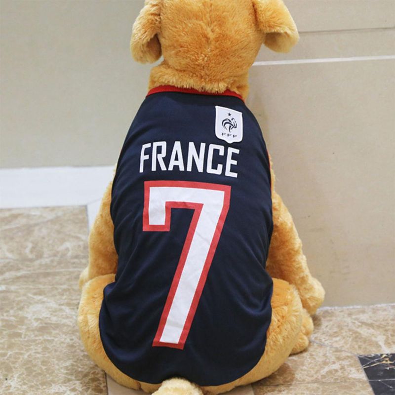 World Cup Sport Pet Clothes Football Basketball Dog Clothes