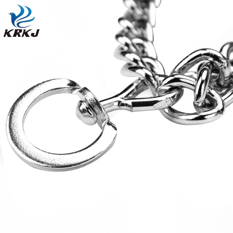 Explosion-Proof Rushed Durable Tactical Metal Spike Collars Chain Necklace for Dogs