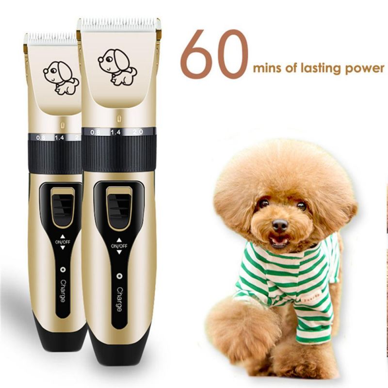 Pet Dog Cat Grooming Kit Rechargeable Cordless Electric Hair Clipper Trimmer