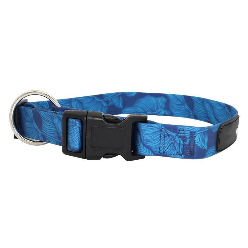 New Style Polyester Printed PVC Coated Webbing Waterproof Dog Collars