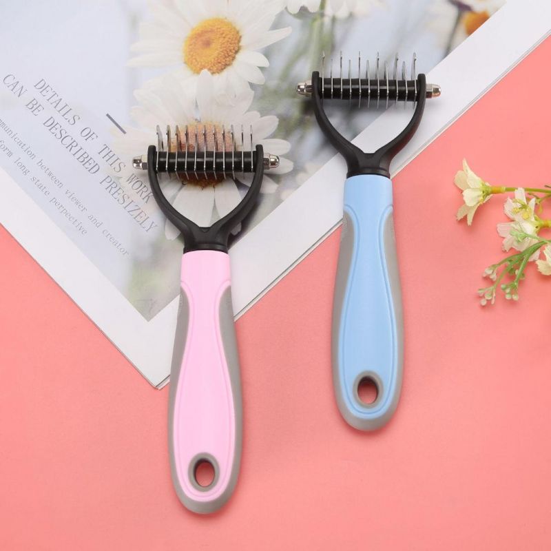 Hair Removal Comb Fur Trimming Dematting Deshedding Brush Grooming Tool