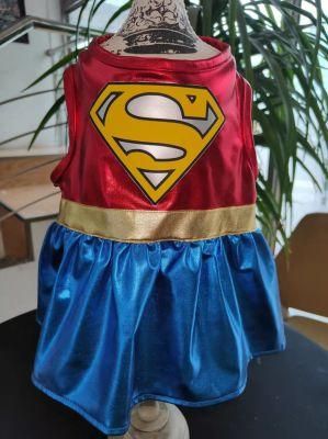 Super-Man Clothes, Super-Woman Pet Products Fashion Designer Dog Clothes